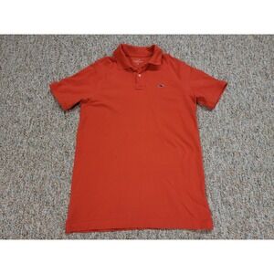 Vineyard Vines Polo Shirt Boys XL Red Orange Short Sleeve Casual Pullover Preppy